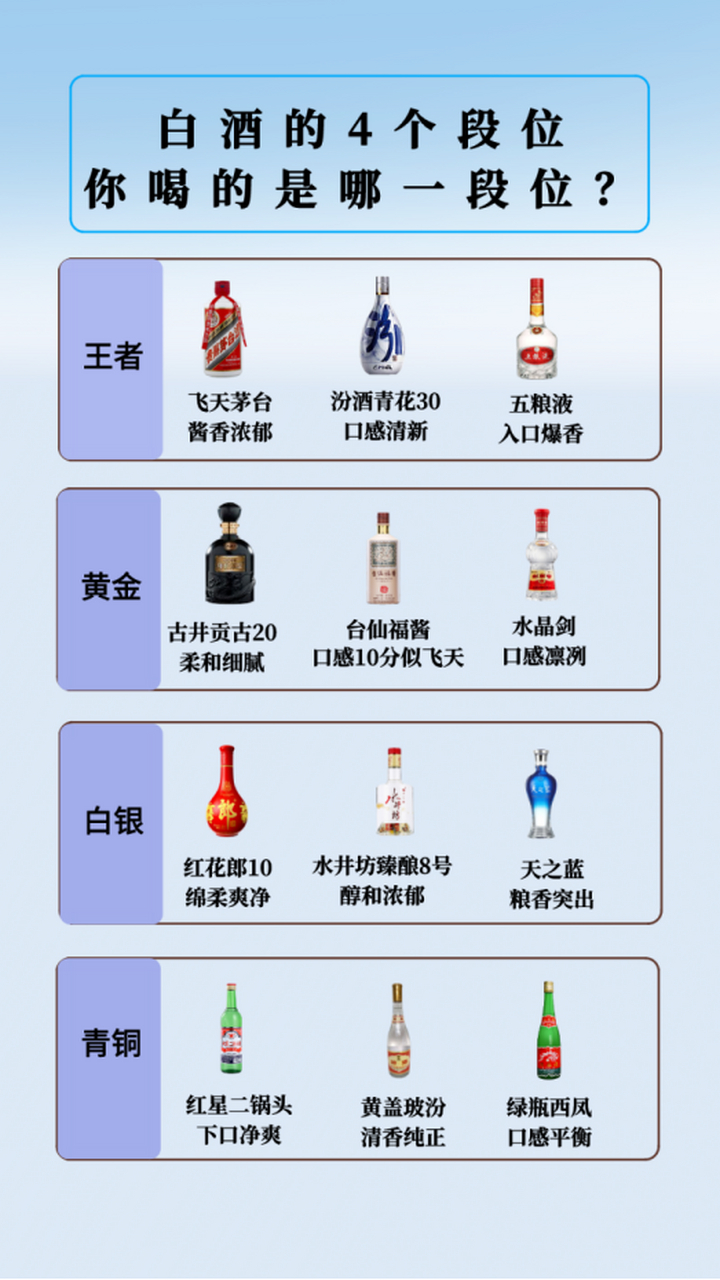 喝酒的七个段位,你属于第几段?_白酒