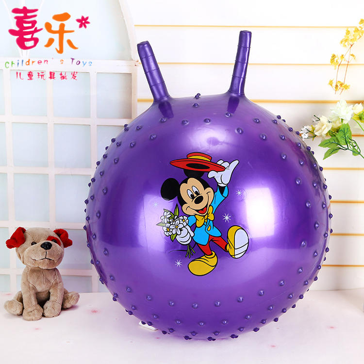 羊角蹦蹦球,在家也能让娃锻炼的小玩具