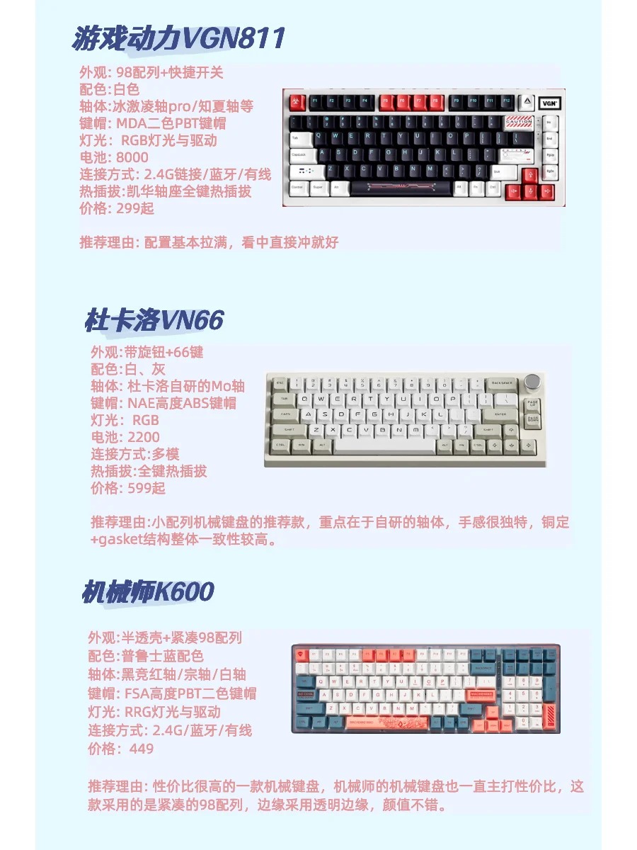 全凭手速快十款键盘哪个让你全场最佳?_键鼠评测