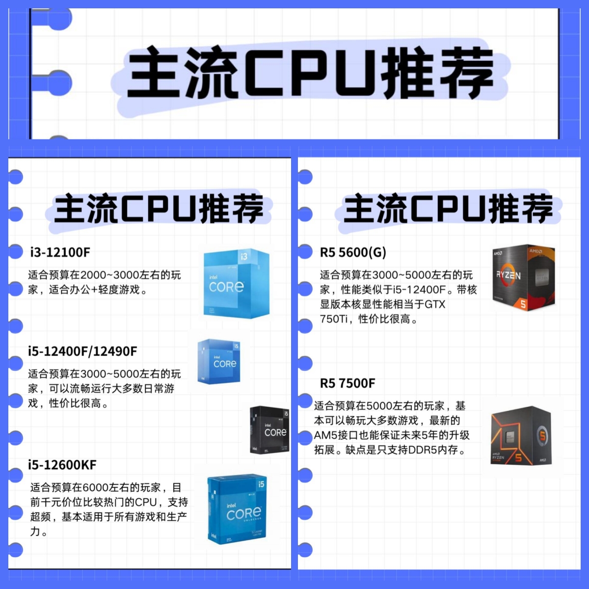 AMD与Interl那个cpu相对来说好点?