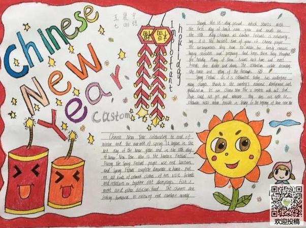 怎样做英文海报?happynewyear英语海报怎么画