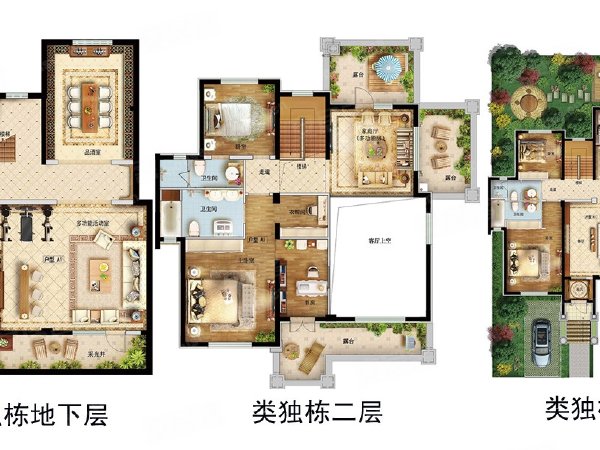 经典的类独栋别墅户型有哪些