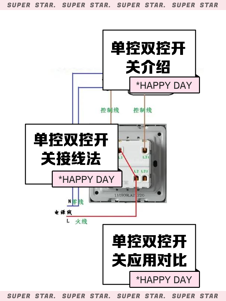 带插座双控开关的接线方法是怎样的