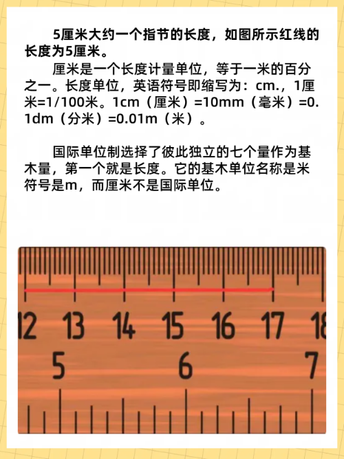 一厘米有多长???可以用直线表明或者是图片