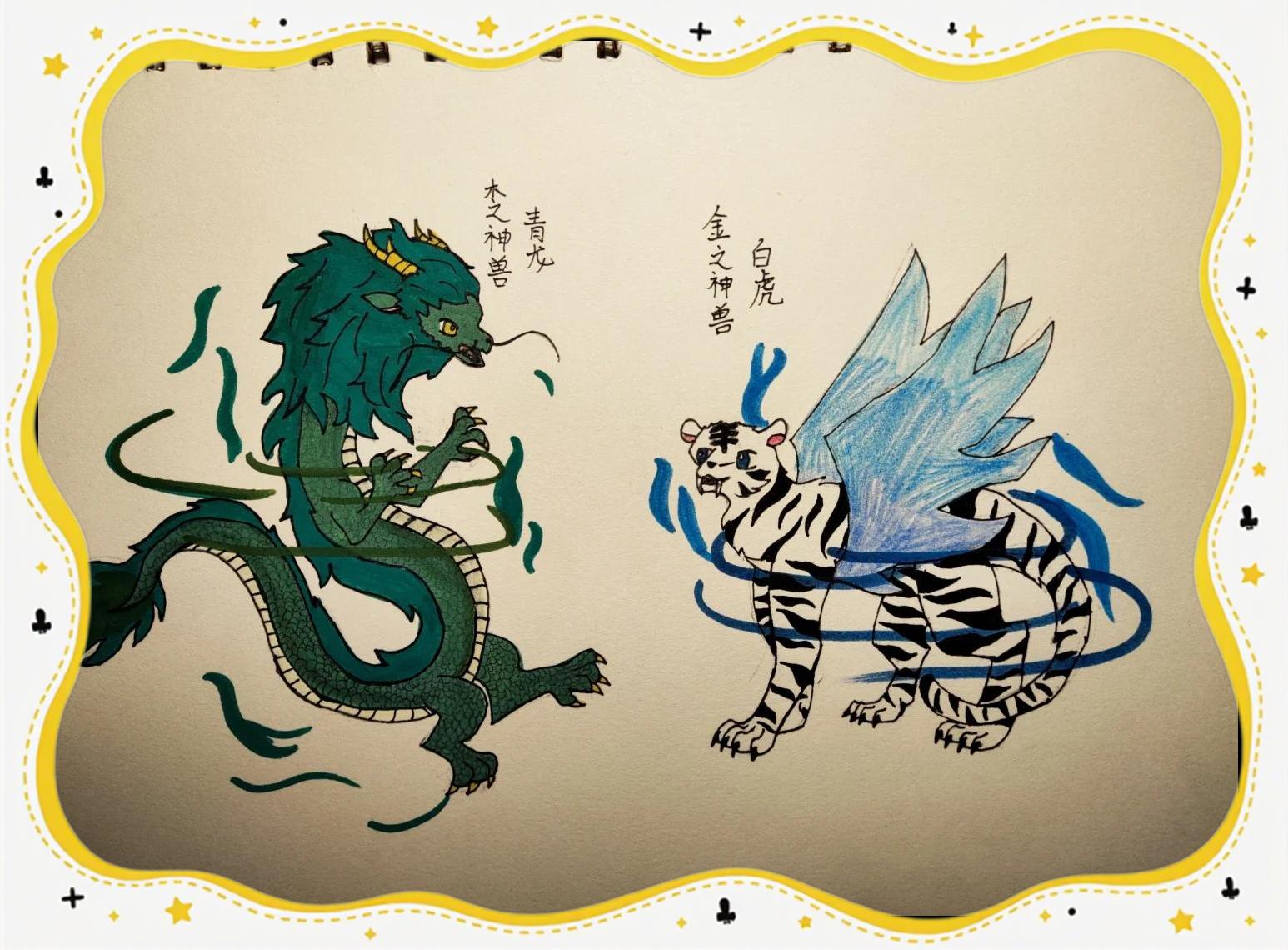 求西方四神兽青龙,朱雀等四神兽的由来和传说故事