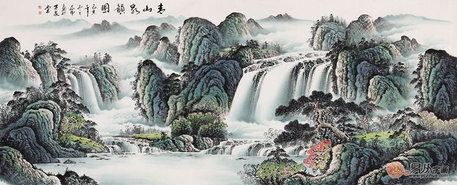 客厅南墙挂什么画好旺声运得这样选