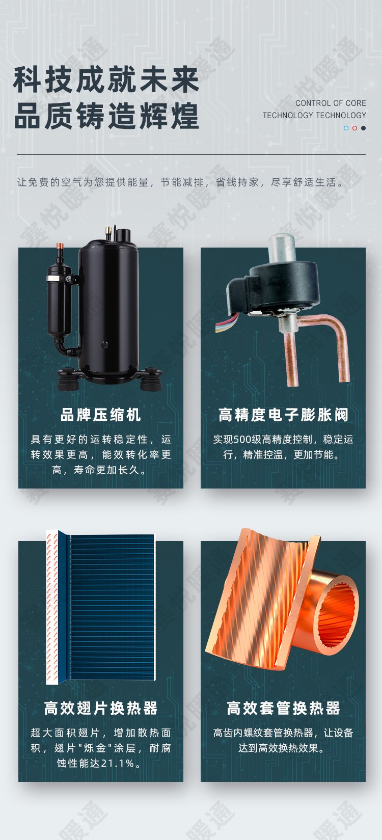 请问中央空调集中供暖用的是什么