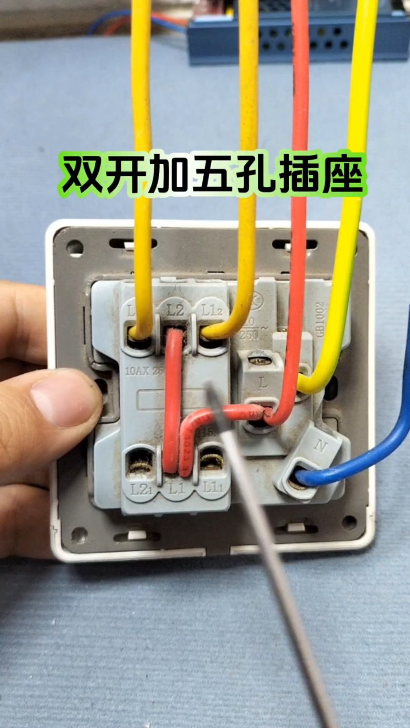 一开五孔插座,L1L11L12代表什么意思