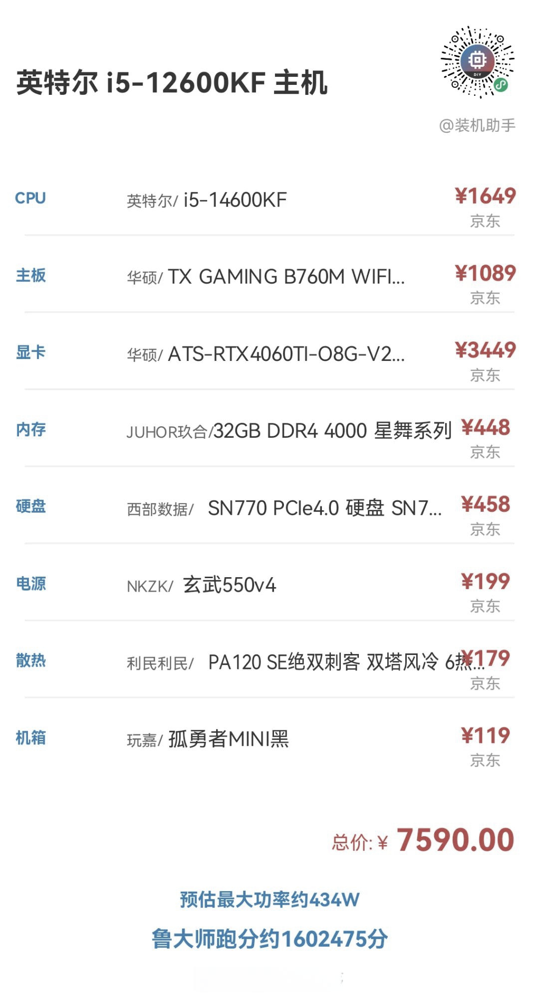 3700x配置电脑配置在线装机ZOL中关村在线