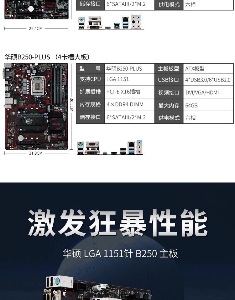 【华硕B360参数】华硕B360系列主板参数