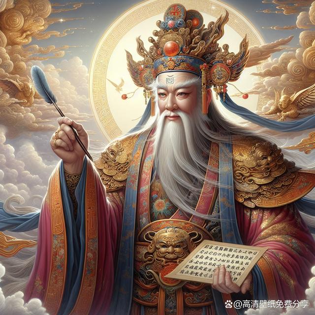 1.2米文昌帝君神像一手拿书一手拿笔文昌爷像梓潼帝君神像
