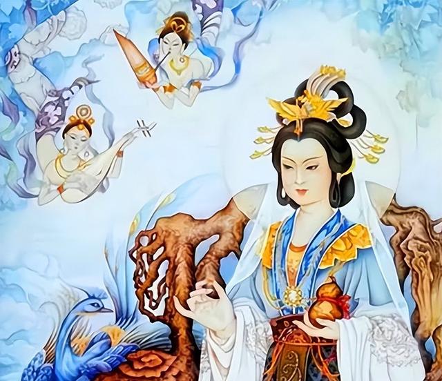 花王圣母神像掌管生育儿女的女神花王父母神像送花娘娘神像