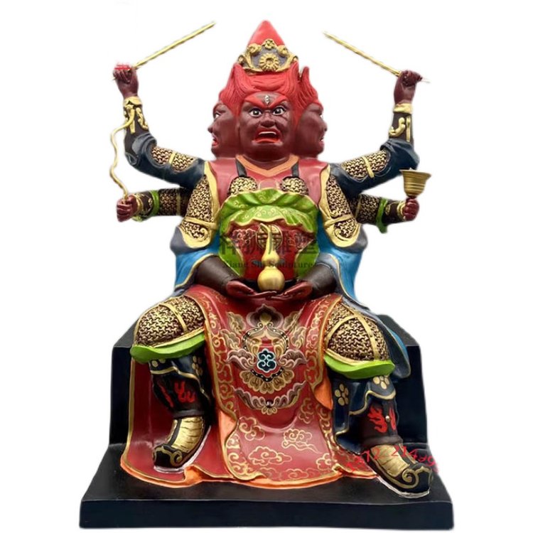 都天纠察大灵官王灵官神像王元帅塑像火神王天君塑像