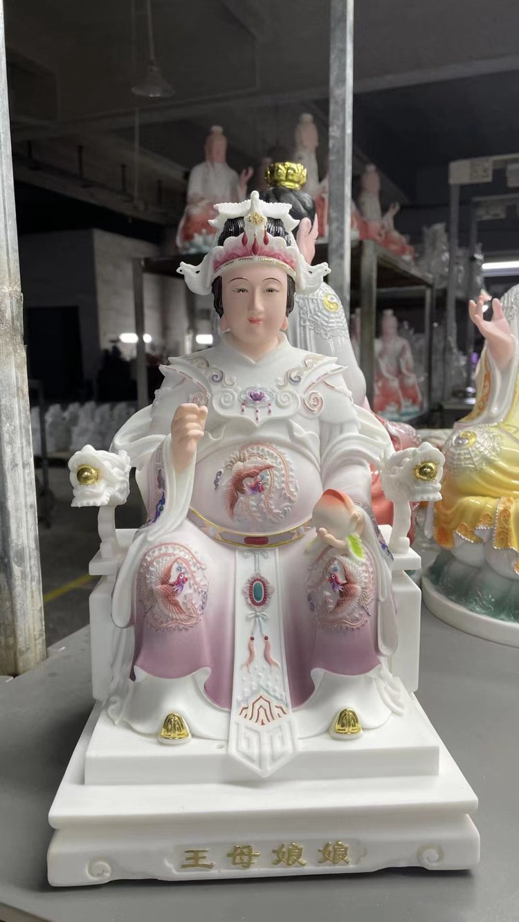 天母娘娘神像地母娘娘神像托天老母神像寺庙供奉白玉奶奶神像定制