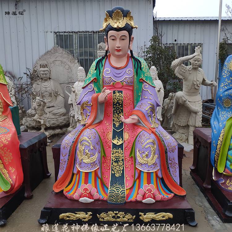 黎山老母神像观音、文殊、普贤、三大菩萨佛像骊山圣母佛像