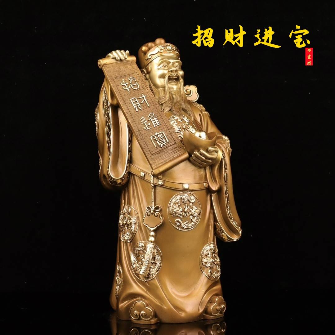 文财神比干神像大型造像财神爷范蠡神像掌管财源立像财神菩萨神像