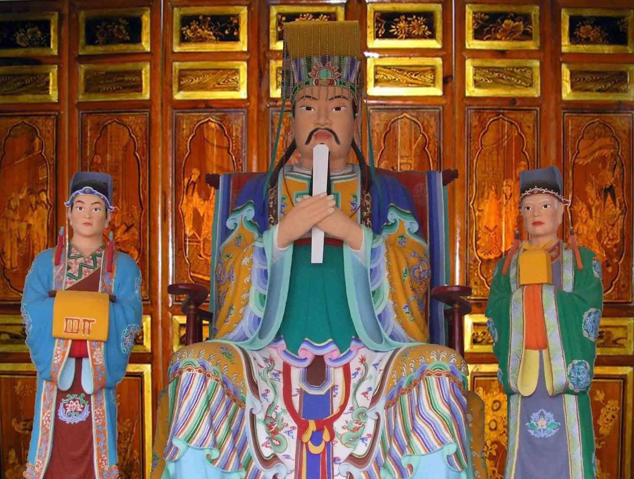 天地老爷神像图像天公老母神像玉皇大帝神像座龙椅老天爷