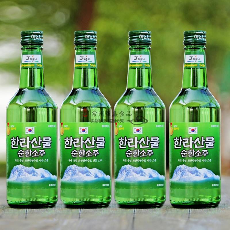 韩国进口汉拿山烧酒21度360mL醇香无比韩国味道