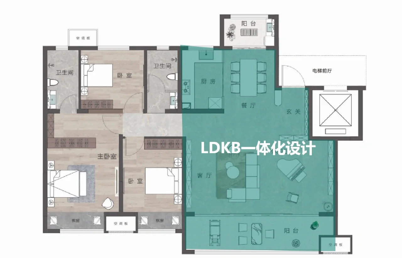 户型设计里的LDK设计指的是什么
