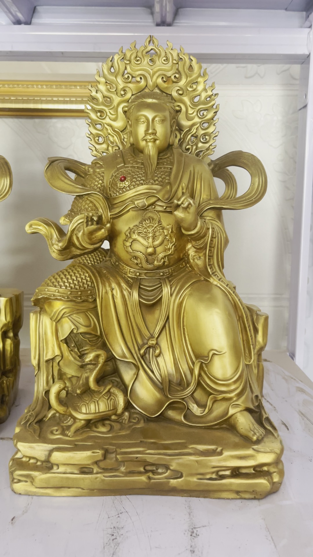 寺院保护神普庵祖师佛像普庵禅师武祖师爷真武大帝道家神像塑像