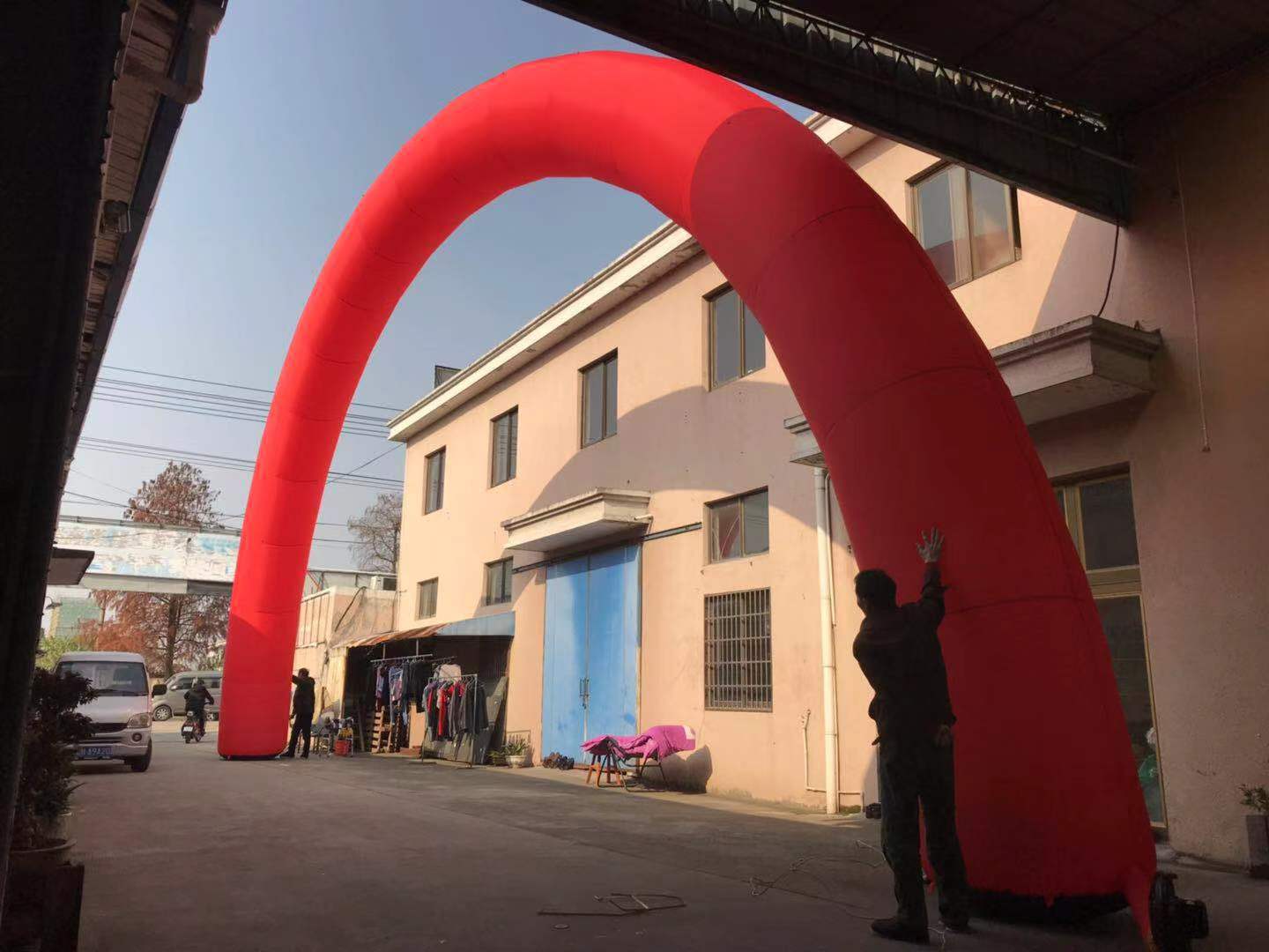 安美特生产批发充气拱门、气模拱门、白事拱门,丧事拱门气模