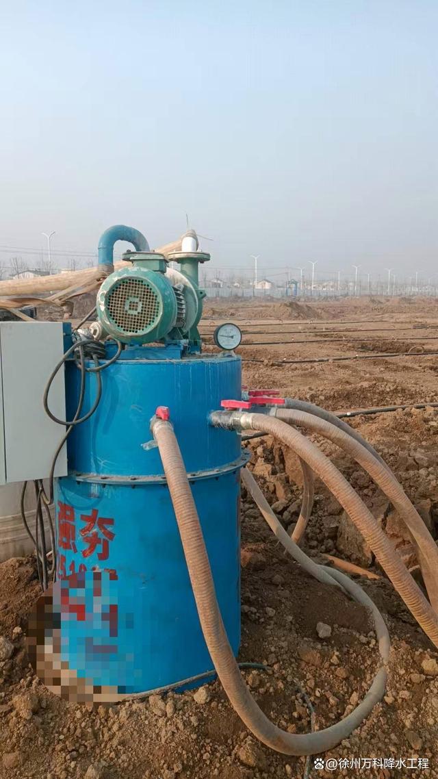 铜陵高架井点降水建筑工地降水井基坑降水工程视频