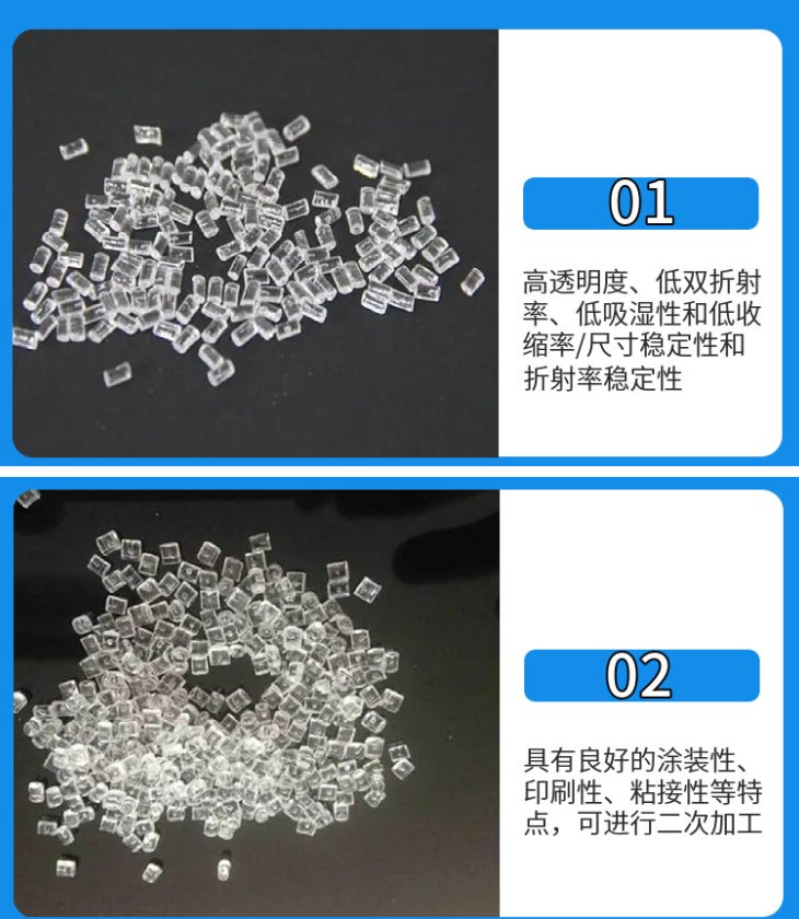 高透光率COC美国泰科纳8007X10光学级塑胶原料