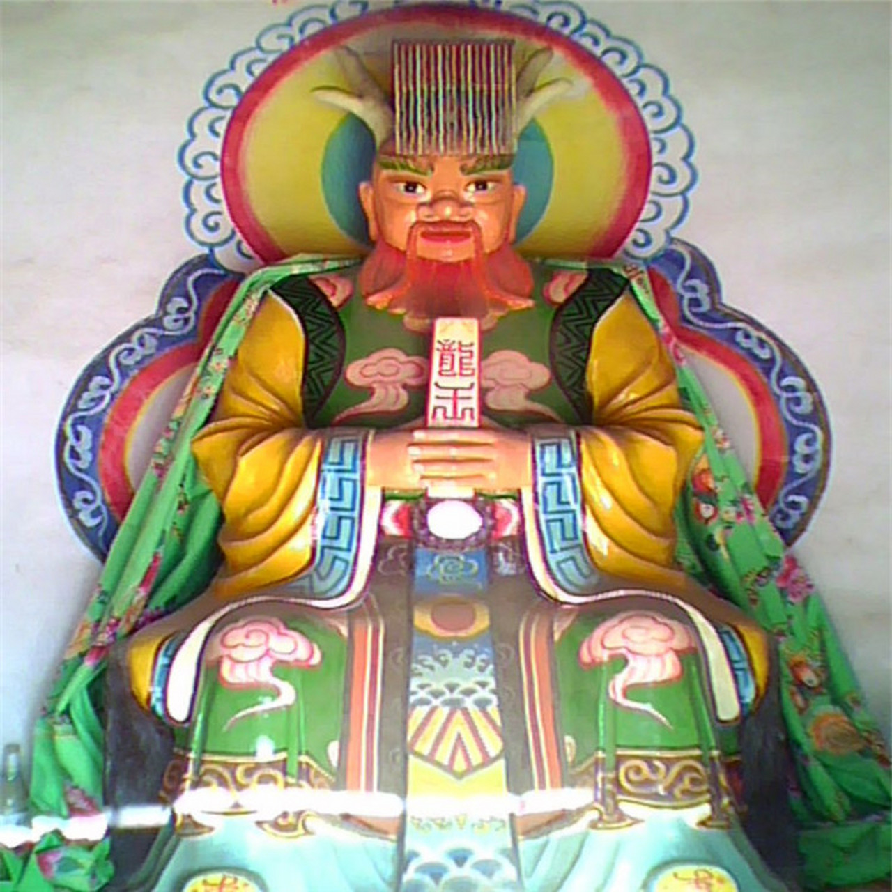 龙王爷神像图片四海龙王佛像寺庙佛像摆件黑龙白龙供奉视频