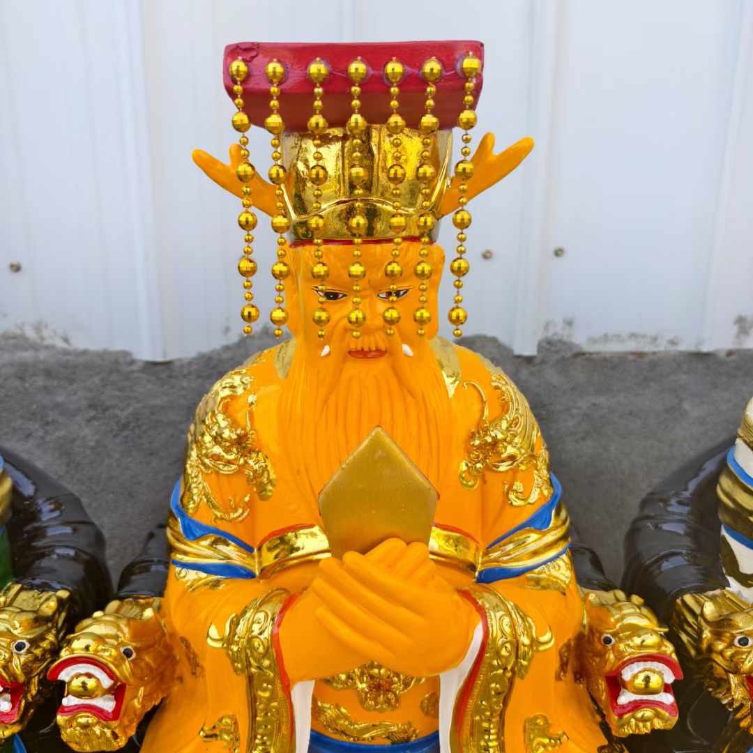 龙王爷像龙王三太子白龙马小白龙树脂彩绘摆件视频