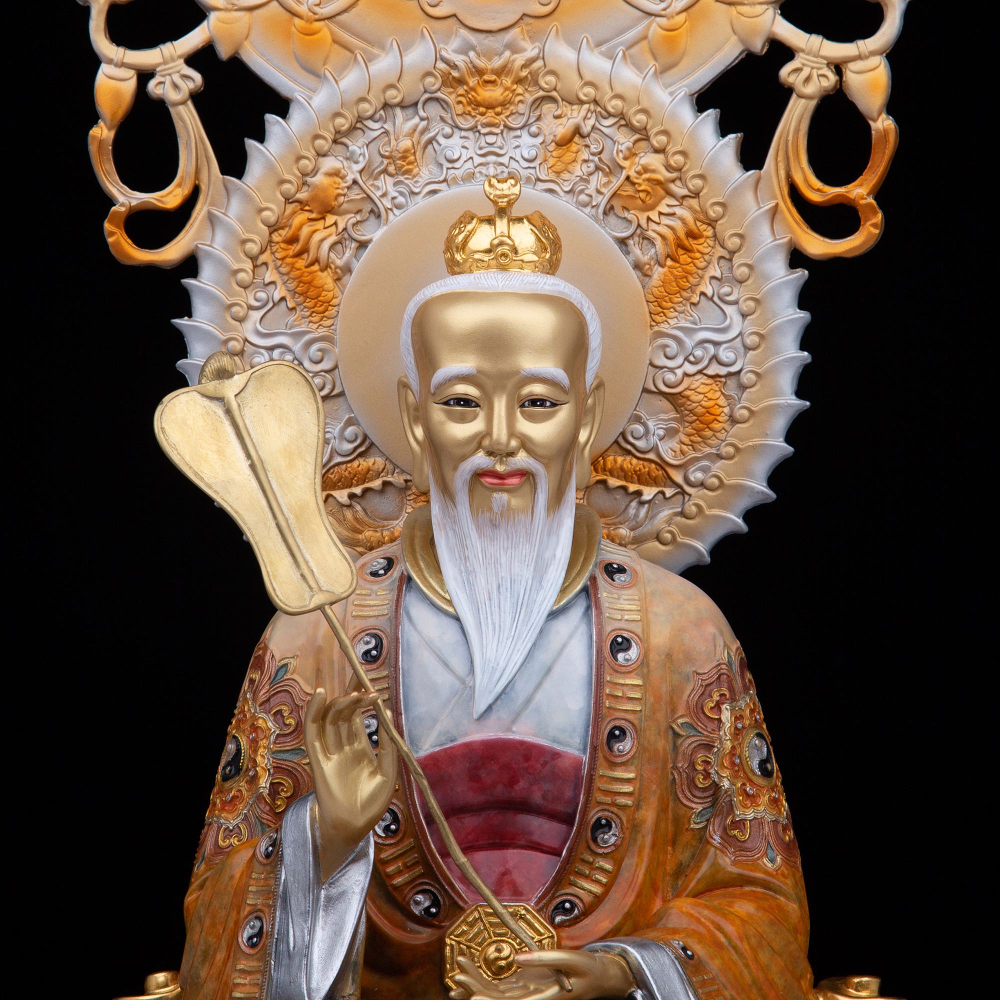 道教神像太上老君道德老祖鸿钧老祖神像道德天尊元始天尊