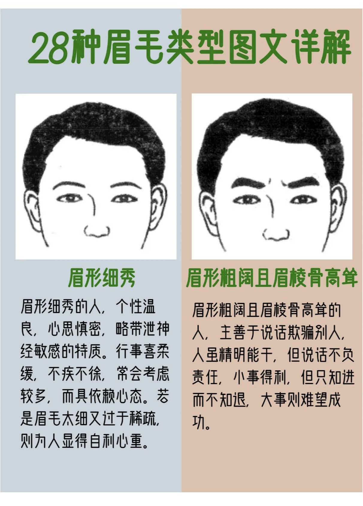 男生的眉毛怎么修好看些