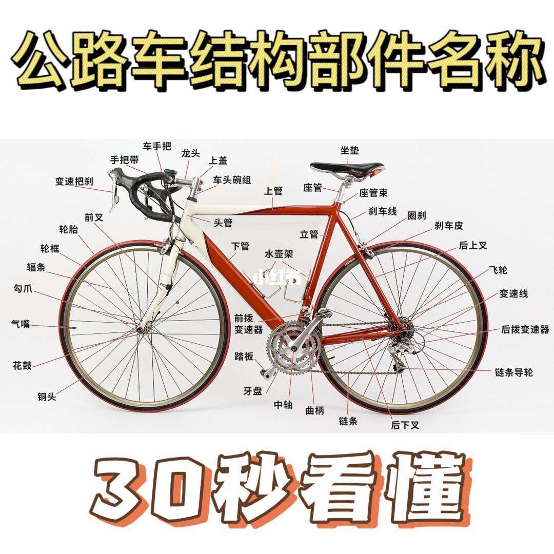 自行车的主要结构