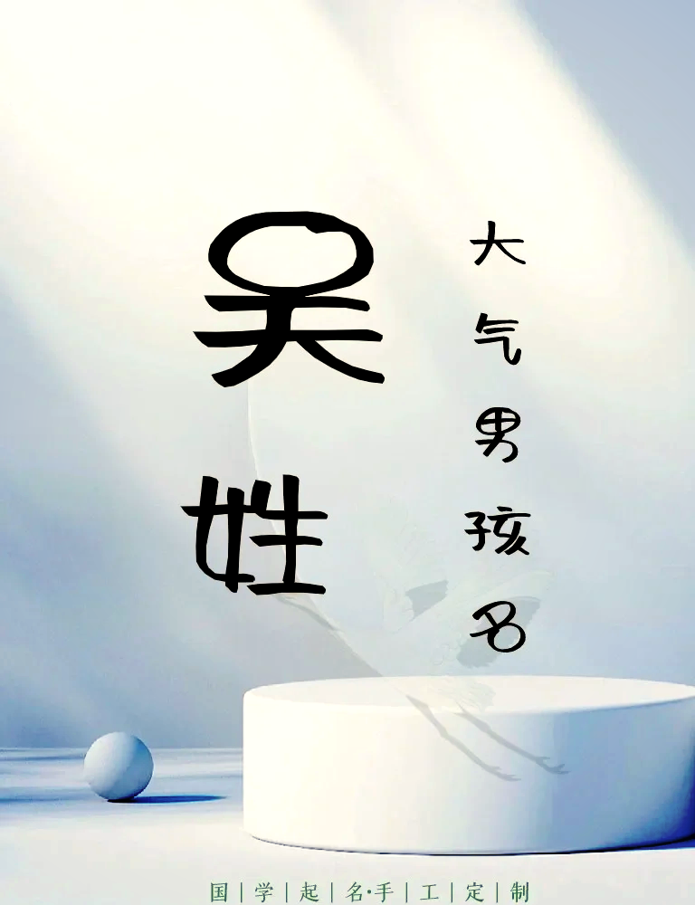 吴姓男孩取名大全