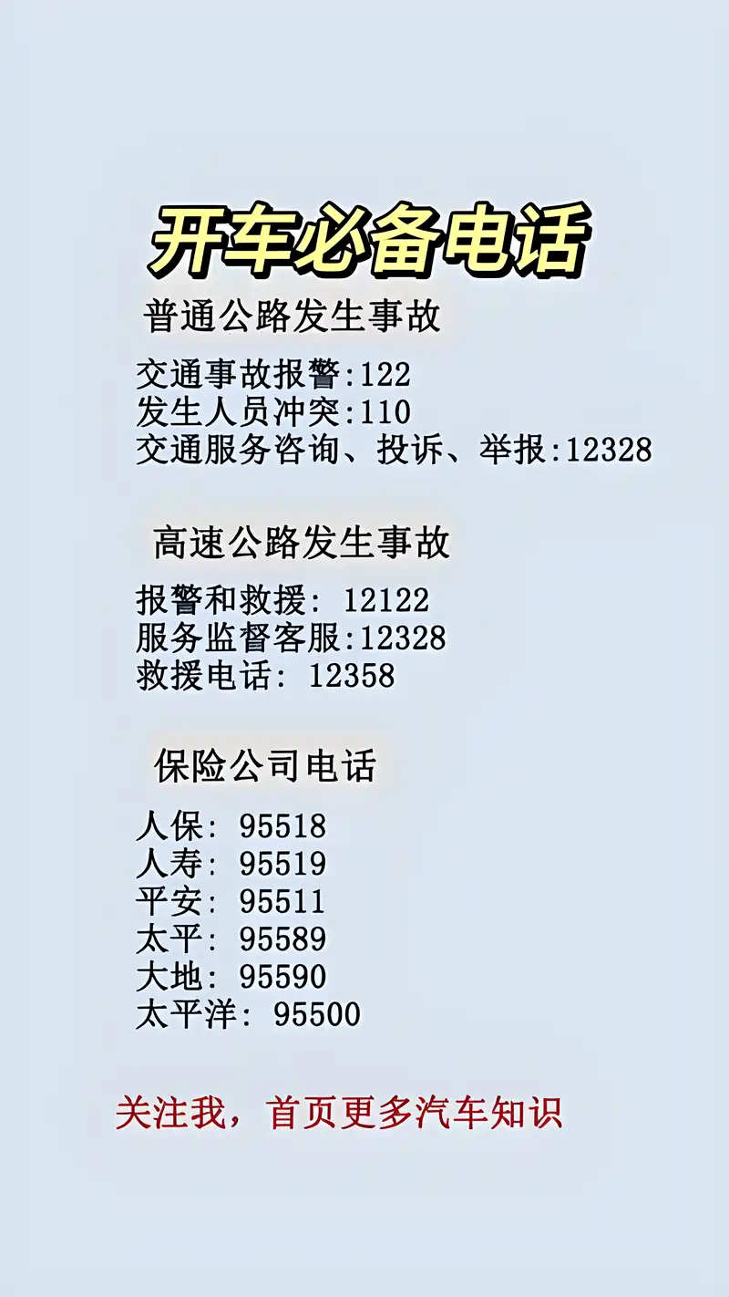 车坏在路上打什么电话去修