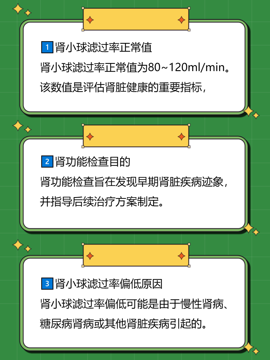 肾小球滤过率怎么看体检报告单