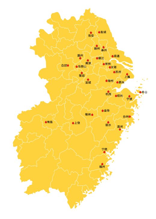 华东五省是哪五省简称