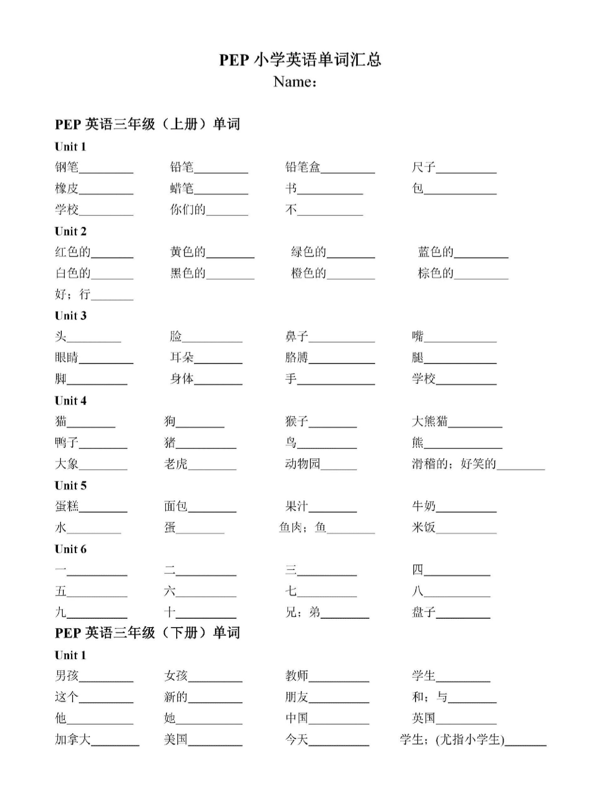 年级的英语怎么读year