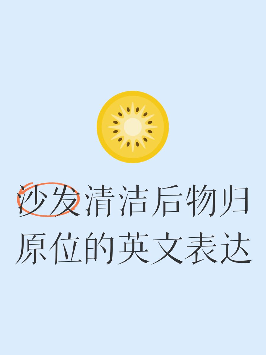 沙发用英语怎么翻译