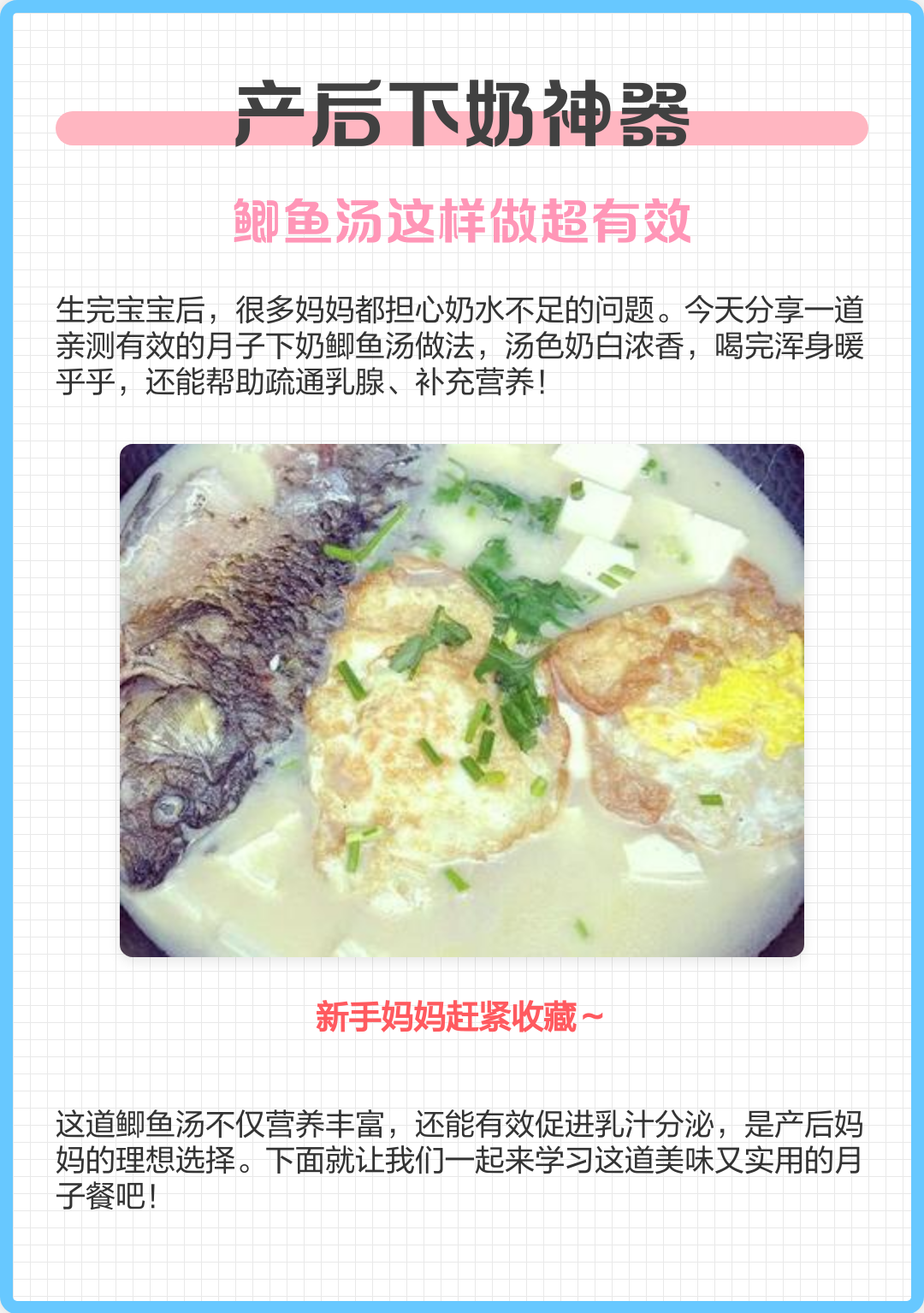 如何炖鲫鱼汤下奶