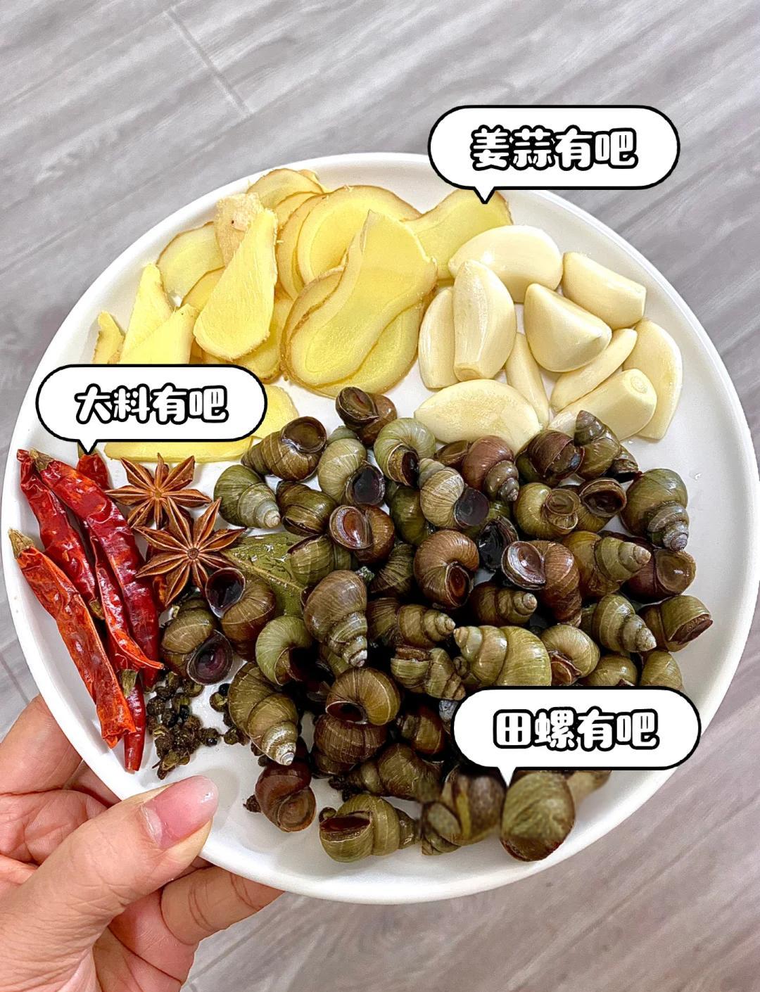田螺可食用部位图