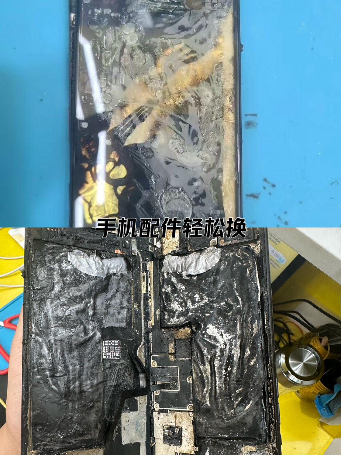 手机电池鼓包了还能用吗 换个新电池试试