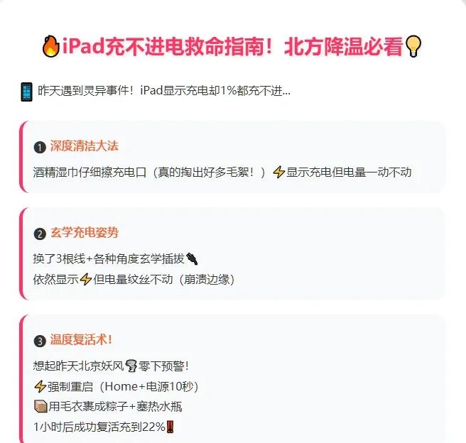 ipad 充不进去电