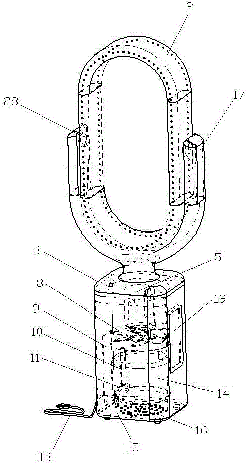 无叶风扇的工作原理视频