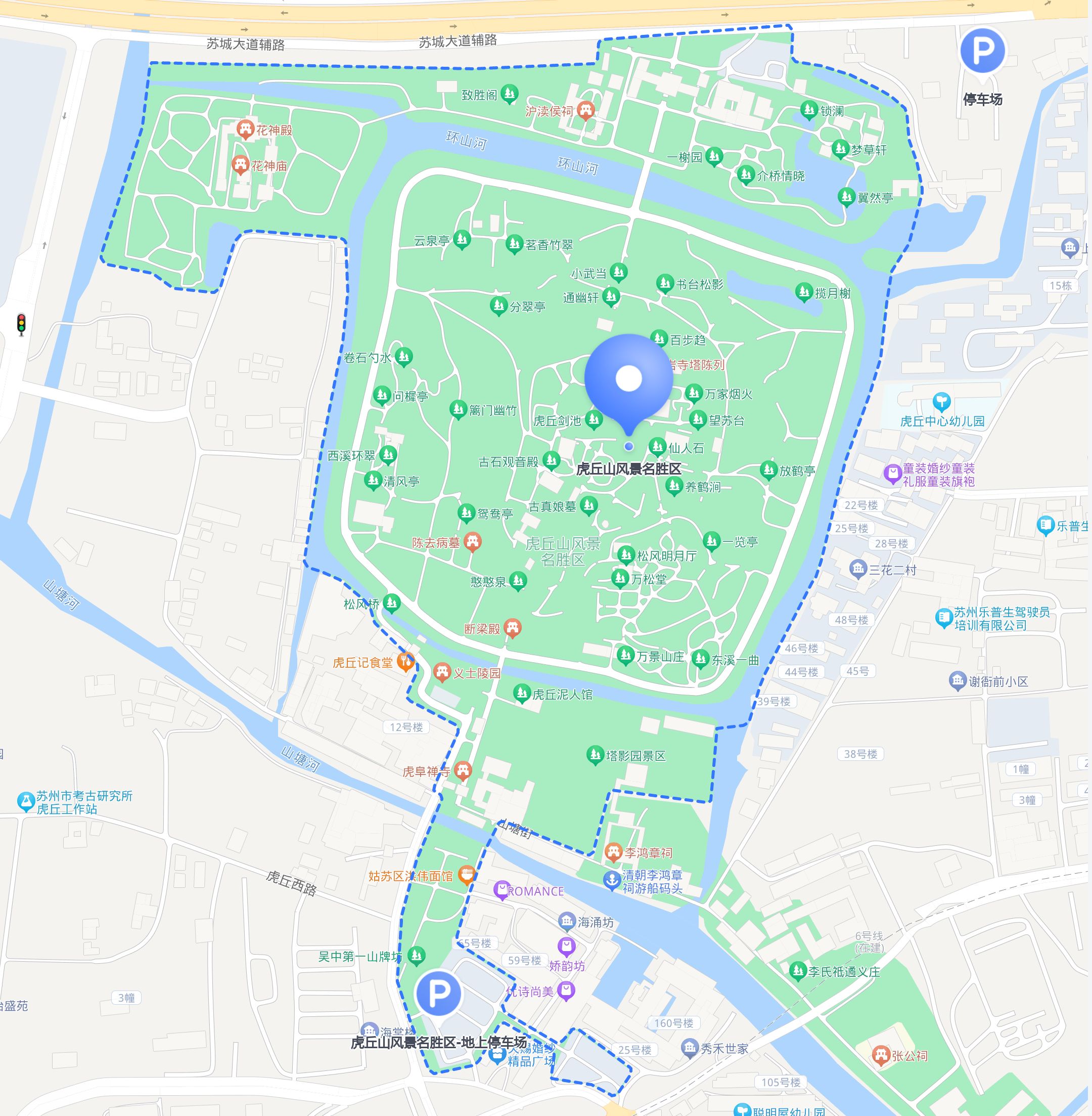 虎丘到平江路怎么去乘公交怎么走