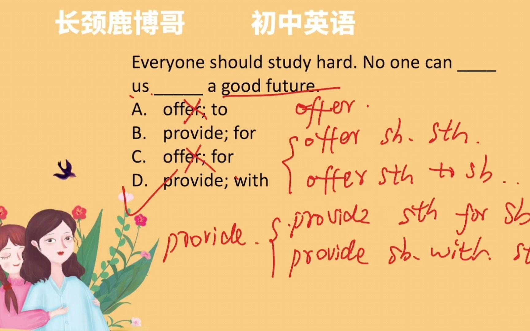 选择用英语怎么说?
