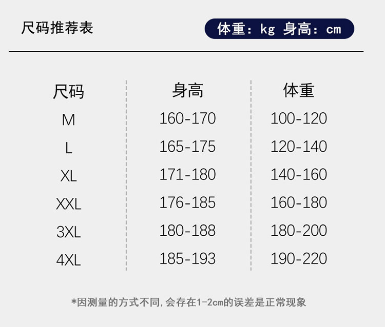 XXL是什么码子?