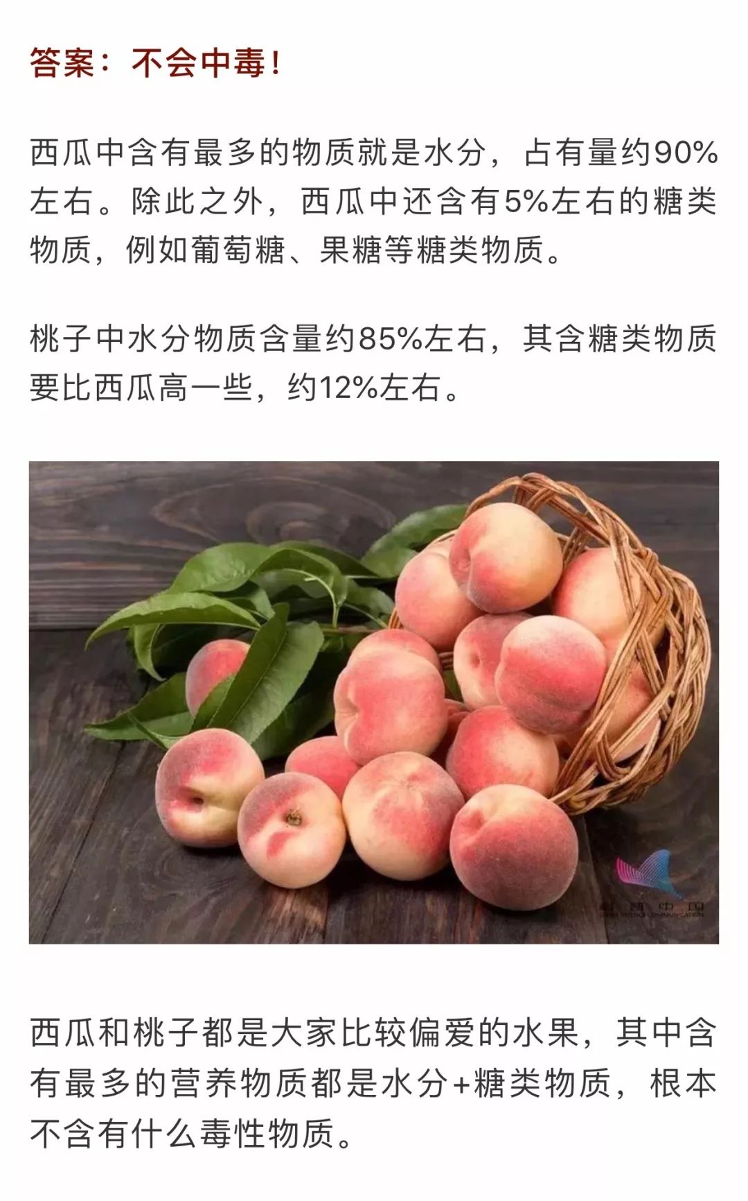 水蜜桃不能和什么水果一起吃?