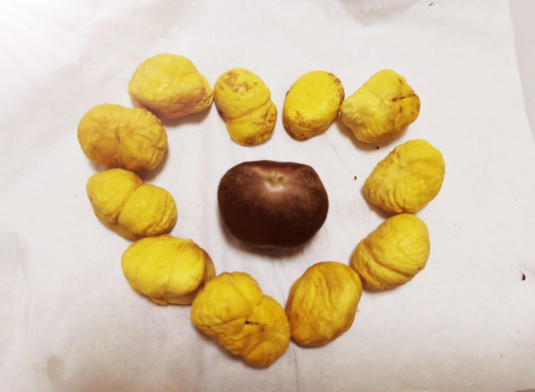 如何剥生板栗壳视频
