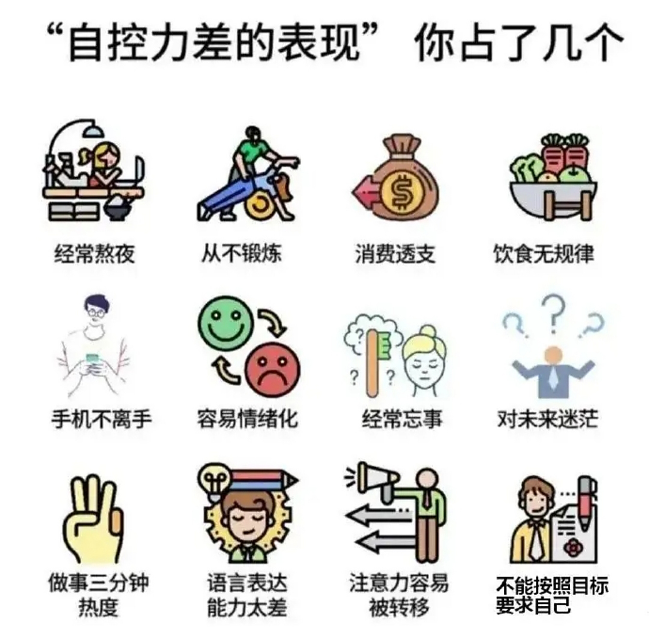 12岁男孩上课不认真,自控能力差怎么办