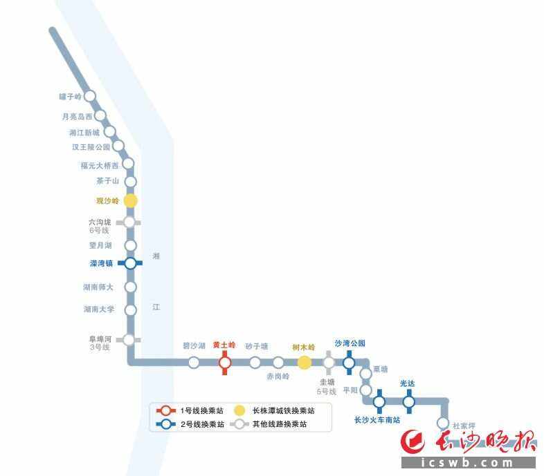 长沙地铁4号线站点明细表查询